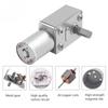 JGY-370 Micro Worm Gear Motor 6v~24v 6RPM~210RPM Forward And Reverse Adjustable Speed High Torque Self-Locking Brushed DC Motor