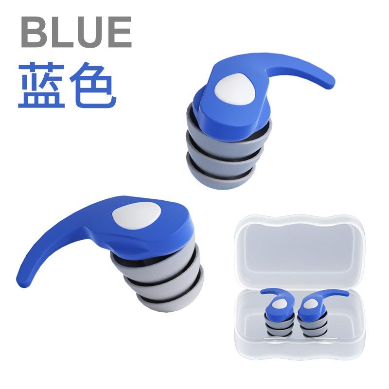 Silicone 1 Layer Noise Reduction Earplugs with Filter for Sleeping Swimming Waterproof Reusable Hearing Protection Ear Plugs