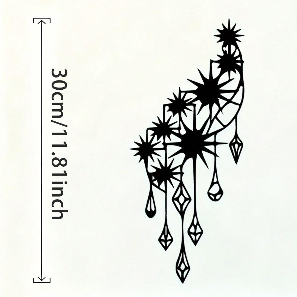 

Celestial Star of David Metal Wall Art, Rustproof Iron Sculpture for Garden, Patio, Home, Wedding, Christmas, Halloween, Elegant Gift разноцветный