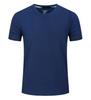 Ice Silk Quick-Dry Round Neck Sports T-Shirt for Outdoor, Tennis, Running, Auto Repair, and Advertising with Short Sleeves and Logo Print