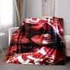 1Pc Symbolic Figure Flannel Blanket, Soft And Comfortable, Casual Warm, Camping Travel, Christmas, Halloween Xmas Gift S1916