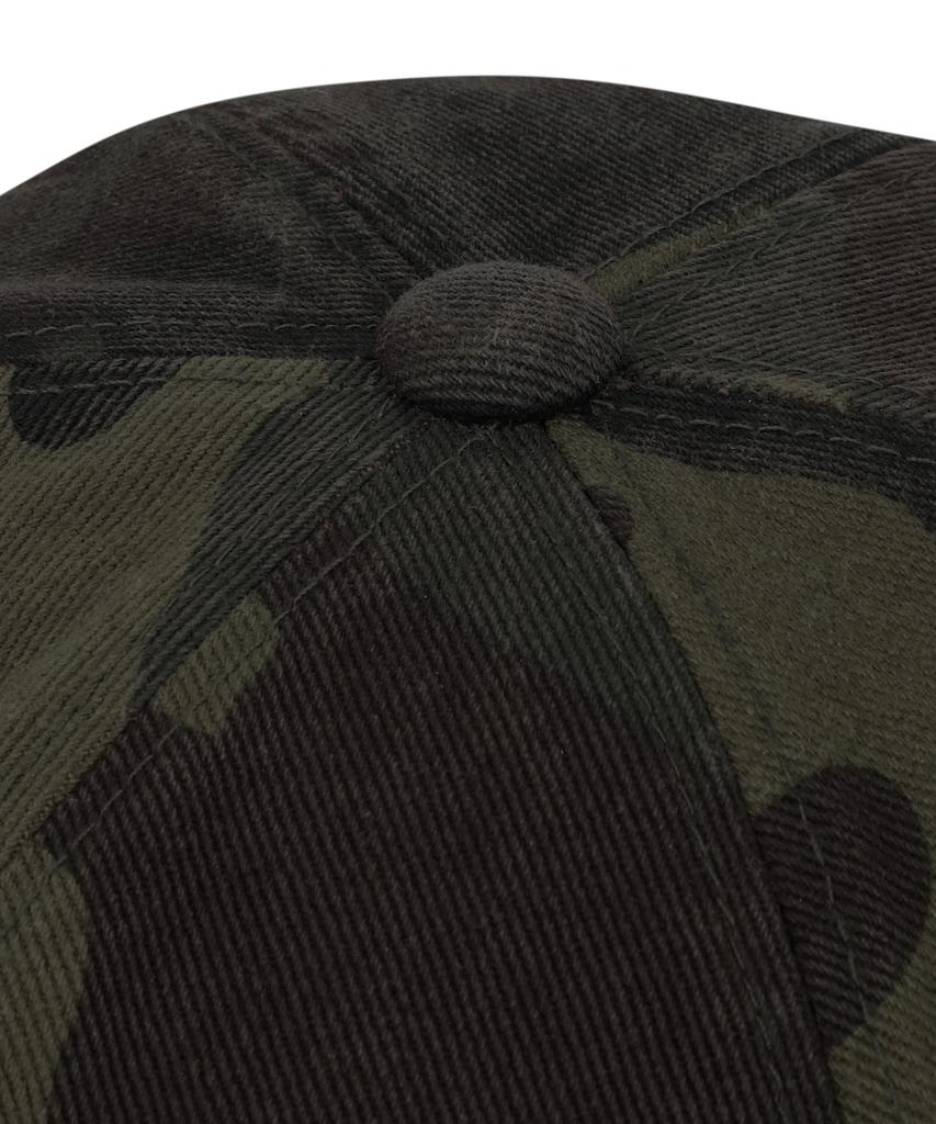 BROWNBREATH Stone Washing Camo Cap - Khaki