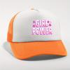 Girl Power Grafikdruck Trucker Cap Polyester Mesh Verstellbar Lässig Baseballkappe