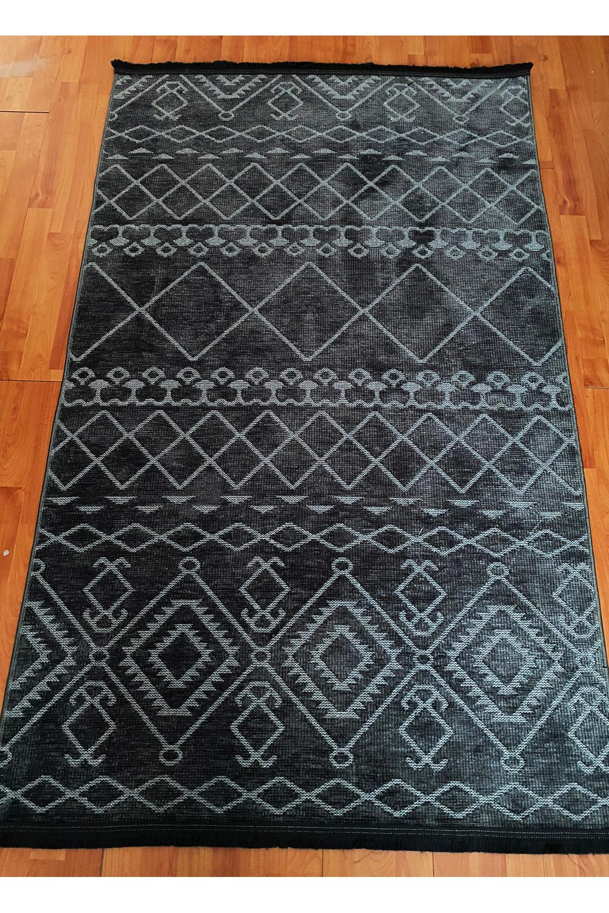 

Rovigo Home Современный тканый ковер из синели 80x150 серый
