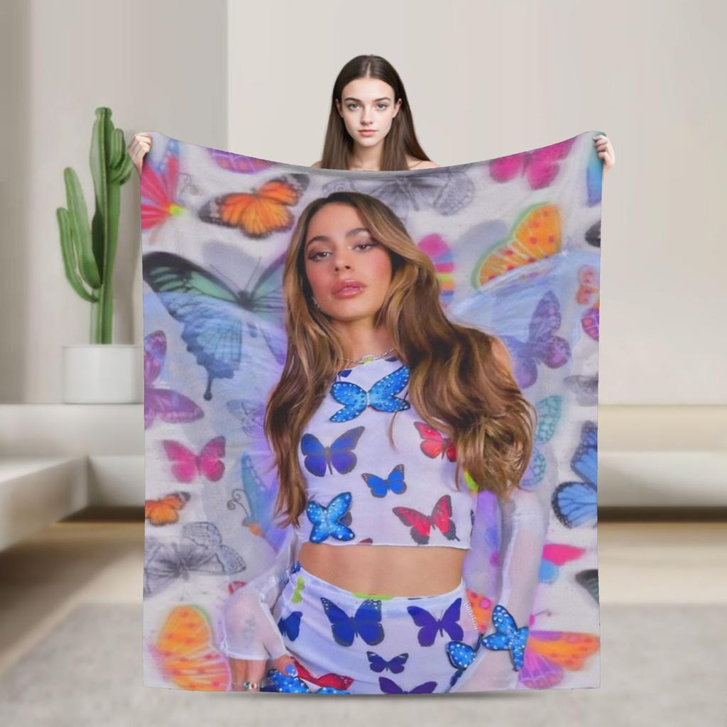 TINI STOESSEL Futtura Tour  Flannel Blanket  Warm Throw Blanket for Home Decor Camping Novelty Bedspread Sofa Bed Cover