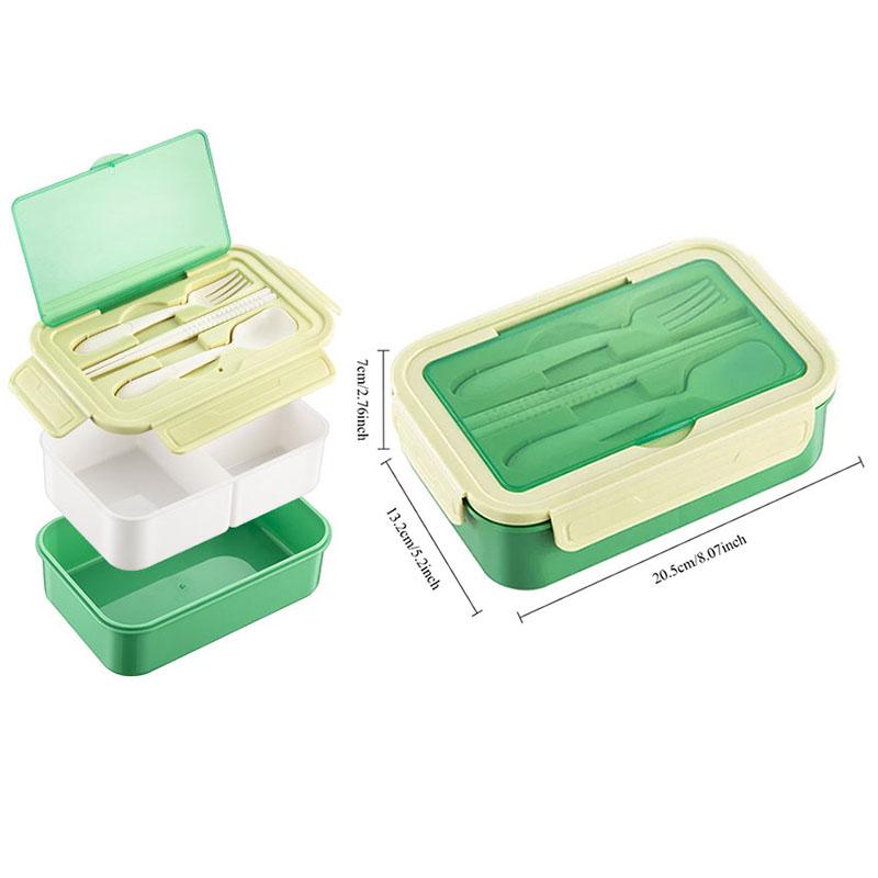 Large Capacity Household Lunch Box - Student Compartment Lunch Box, Fruit Lunch Box, Microwave Heating Compartment Lunch Box