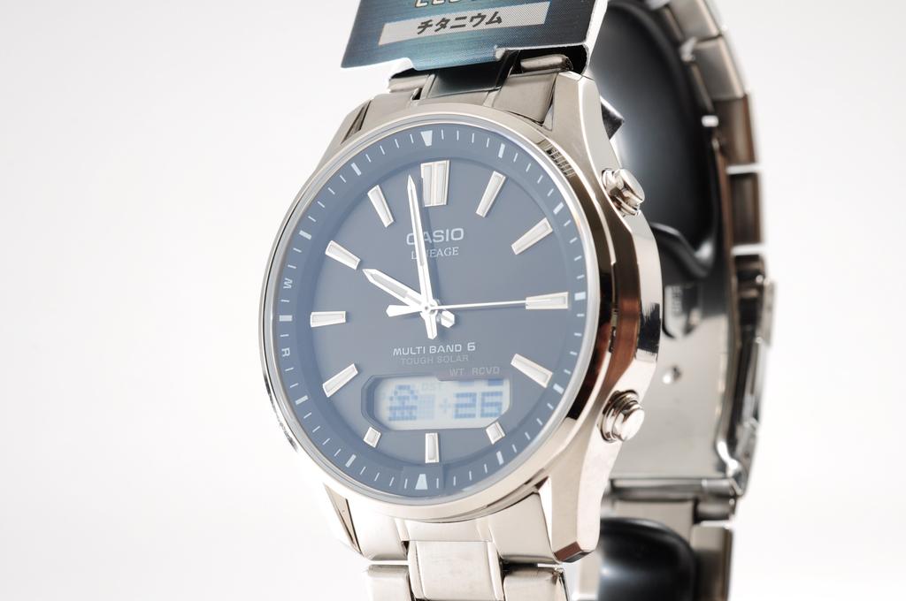 CASIO LINEAGE LCW-M100TSE-1AJF Titanium Atomic Solar Radio Quartz Men Watch NEW