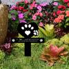 Haustier-Grabsteine Wasserdichtes Acryl Grabmarkierungs-Steckschild Plakette für Hunde-Gedenkgarten und Verlust von Haustier-Hund und Katzen