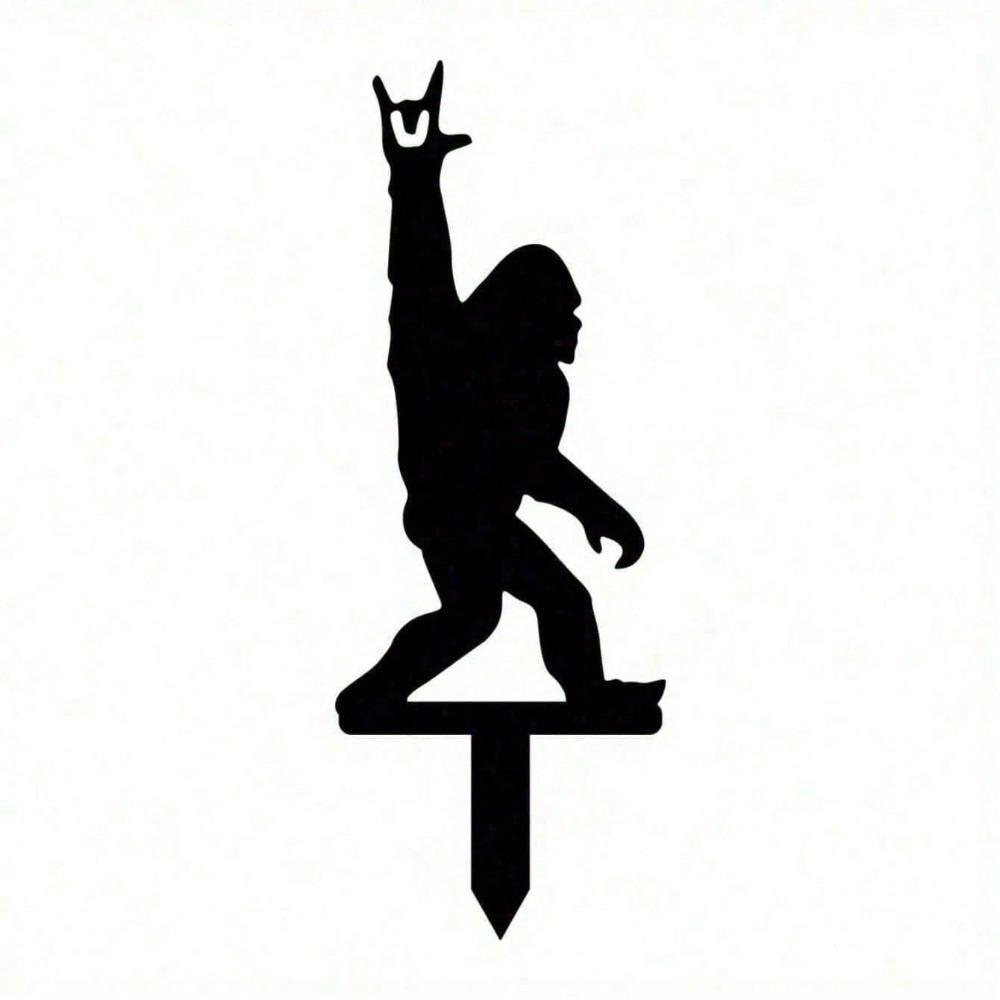 

Wrought Iron Bigfoot Garden Statue, Funny Cartoon Sculpture for Outdoor Lawn Patio Decor, Unique Yard Art Gift for Men Women, Trendy Holiday Ornament TY6159-01 різнокольоровий