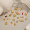 3PCS/Bag Ocean Style Seahorse Fish Conch DIY Jewelry Accessories Combination Pendant Handmade DIY Accessory