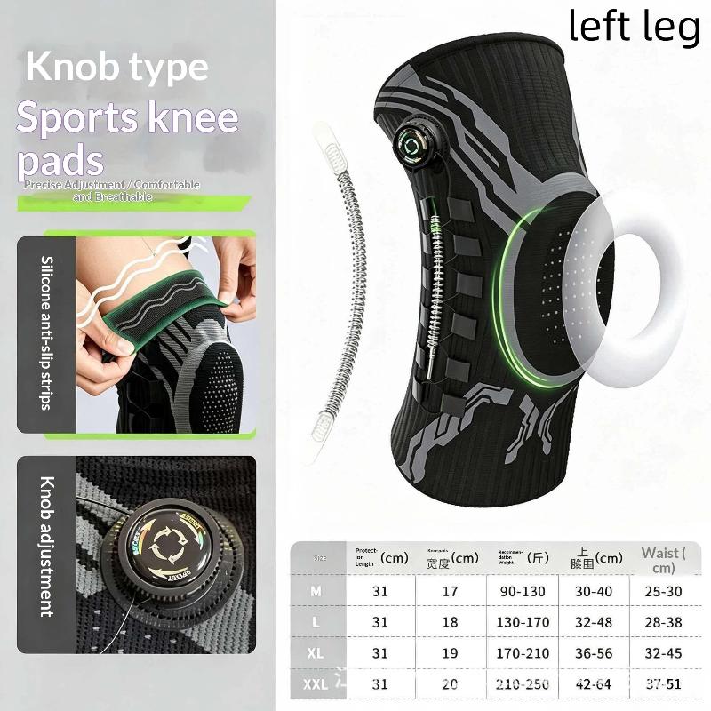 Smart Knob Knee Brace Lateral Stabilizer Patella Gel Pad Compression Support for Meniscus Tear Pain Relief