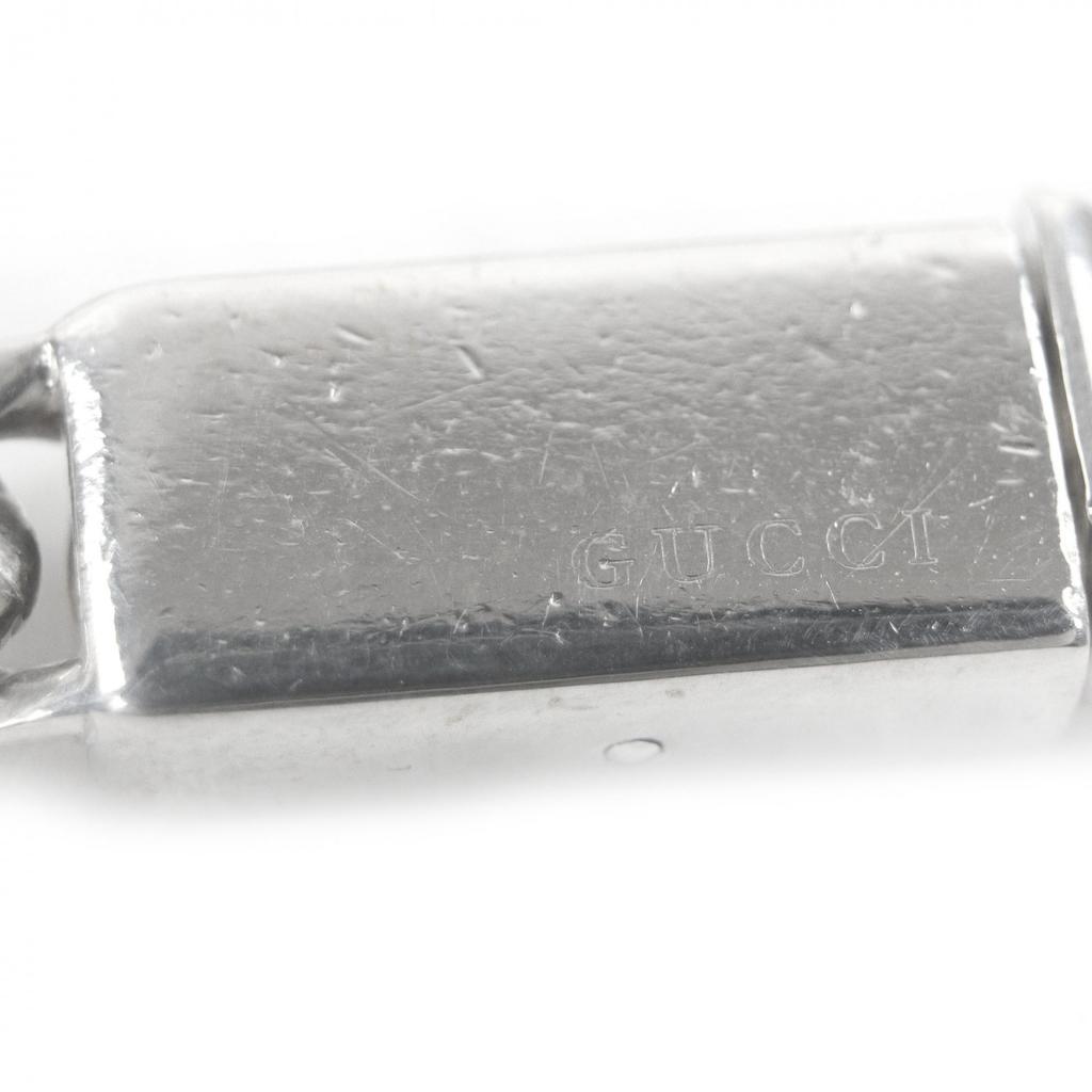 Very Good GUCCI bracelet Kihei Chain Silver SV925 Women 17 Used