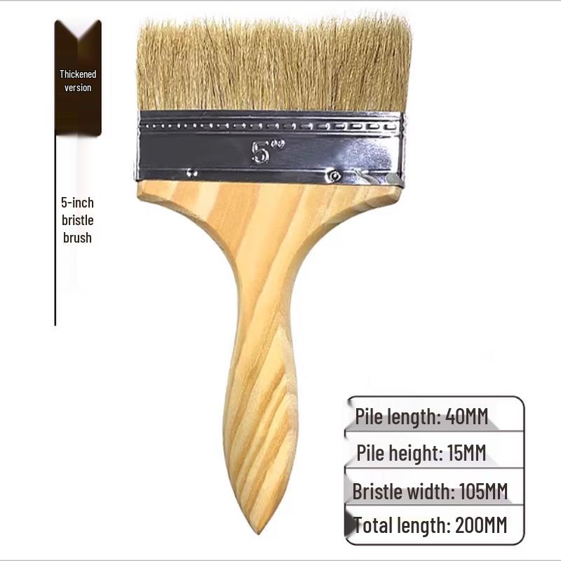 

Authentic Pig Bristle Paint Brush