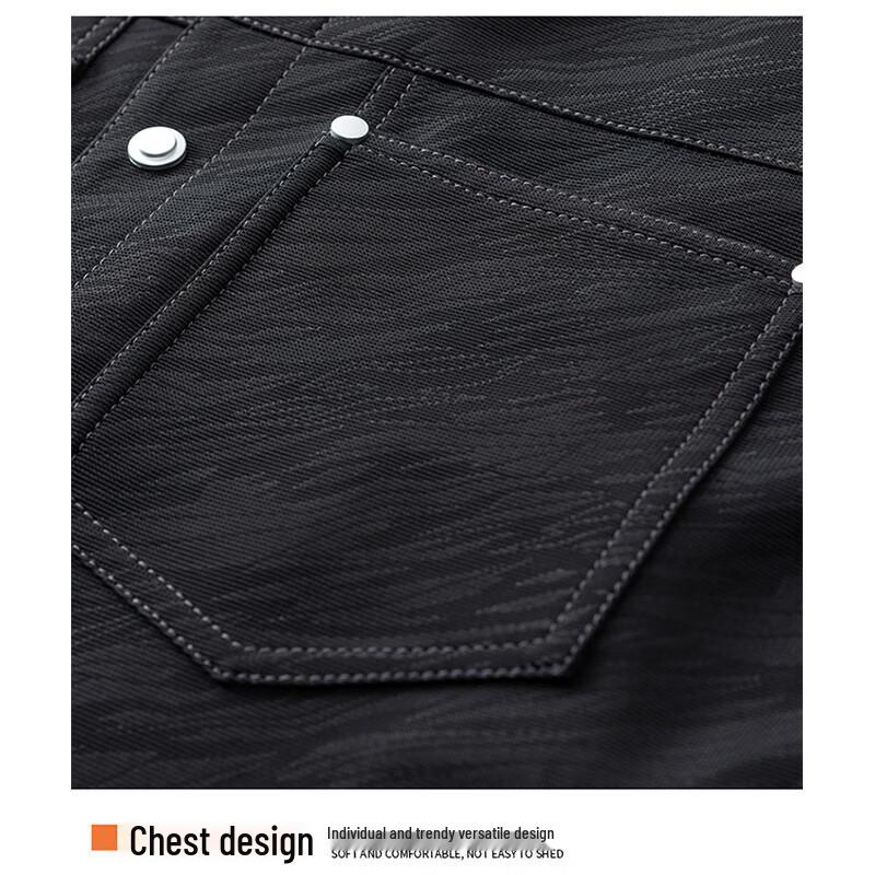 NASA MARVEL Men's Casual Turn-Down Collar Jacket