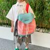 Stylish Kindergarten Backpack For Kids With Trendy Color Block Design And Spacious Capacity