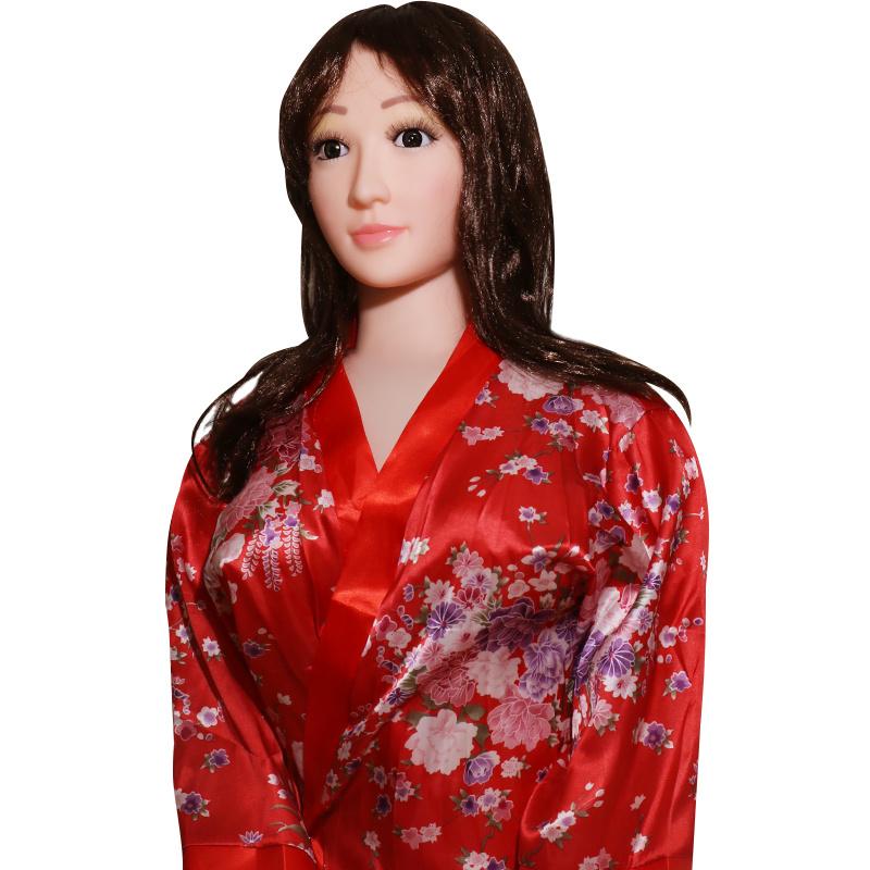 Semi-solid Inflatable Doll 168cm 1.5kg Silicone Solid Breast Male Masturbation Girlfriend Delicate Simulation No Wigs