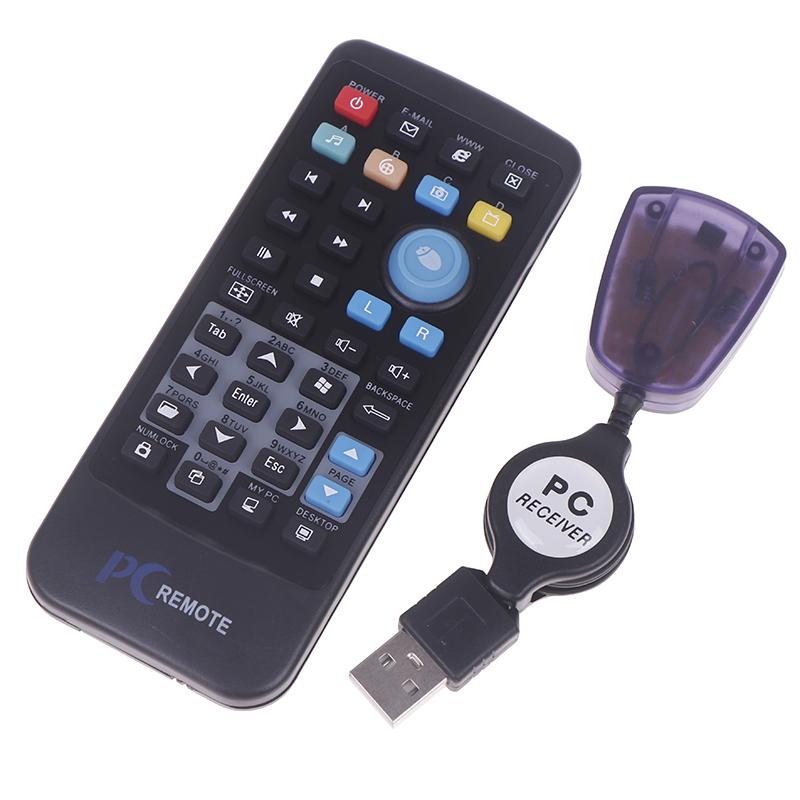 Wireless Pc Mouse Remote Control Controller Usb Receiver Ir Remote Control Tools For Laptop Pc Computer Center Windows 7 8 10 Xp