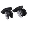 1 Pair Luggage Swivel Wheels Suitcase Swivel Casters Repalcement Mute Double Row Wheels