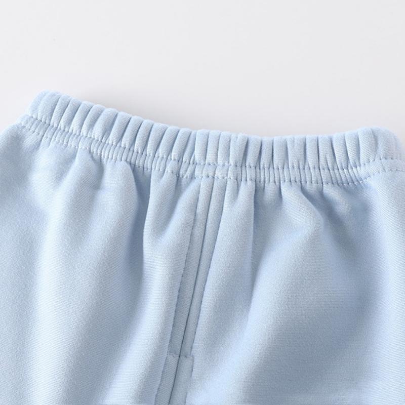 2ks/sada Dětské podzimní zimní termoprádlo Chlapecké spodní prádlo s fleecem Zesílené Dívčí hřejivé Jednobarevné Základní sada