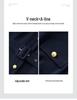 2425406-Early Autumn Waist-Slimming Dress - Women's Simple & Elegant Style