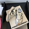 2025 spring and autumn stars of the same style~ German training shoes women's inner height increase crooked wide head casual retro ins tide ca