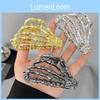Unique Alloy Skull Hand Hair Claw Clip For Women Ideal For Fashionable Hairdos