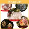 Christmas Ornament Ball With Modern Art Style In 6cm Transparent Plastic For Holiday Decor