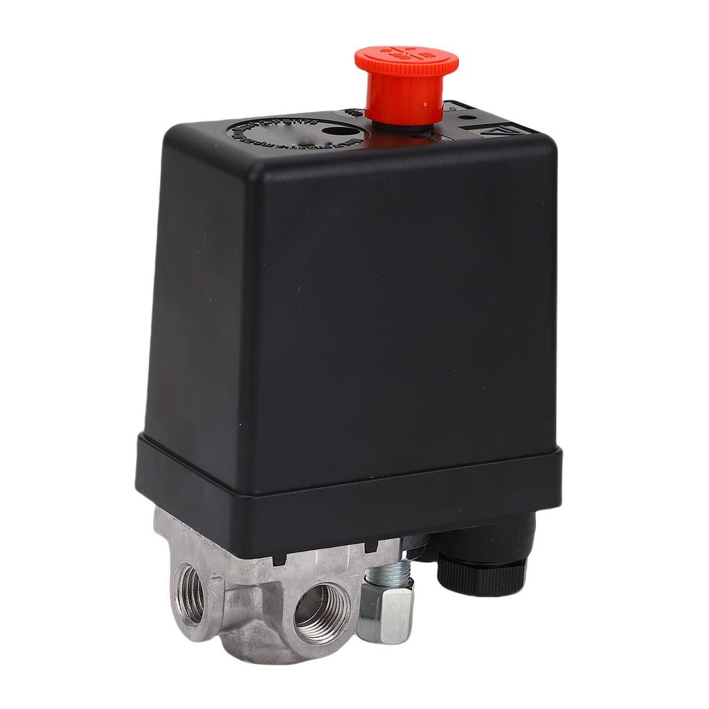 Air Compressor Pressure Switch ABS Stainless Steel Precise Automatic Control Vertical 4 Way Switch AC240V