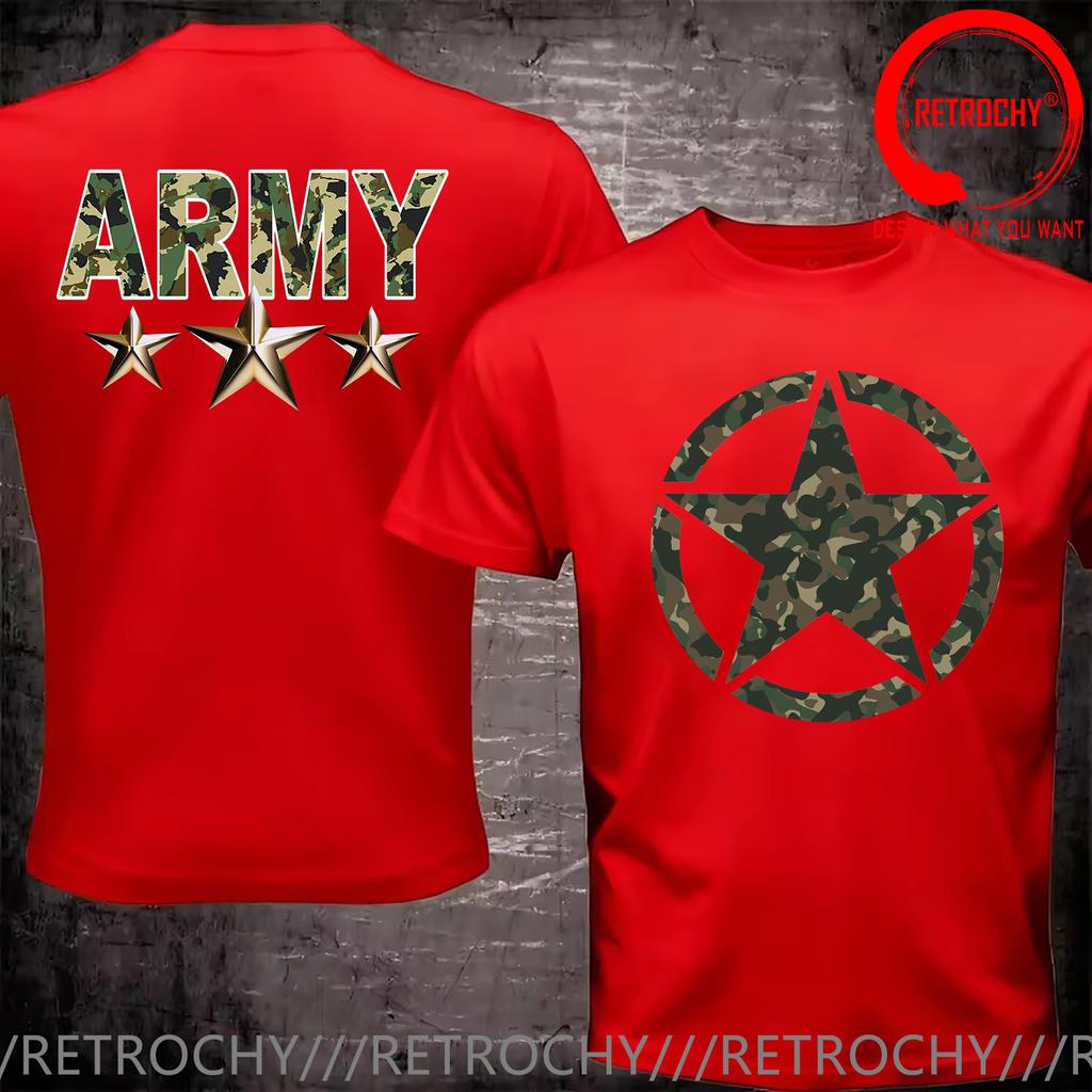 Vintage Camoflage United States Us Army T Shirts Unisex 100 Cotton Oneck Fashion Clothing Short Sleeve Summer Casual Unisexs Tshirt