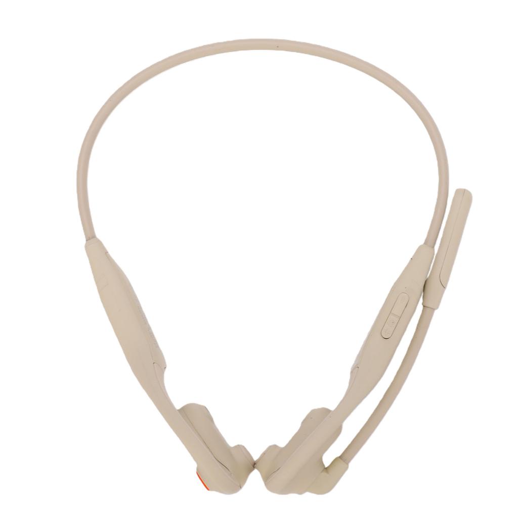 Bone Conduction Headphones IPX6 Water Proof AI Noise Cancelling Bluetooth 5.3 Wireless Headset with Mic Mute Key