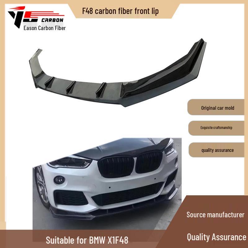 BMW X1 F48 (2016-2019) Carbon Fiber Front Lip Spoiler