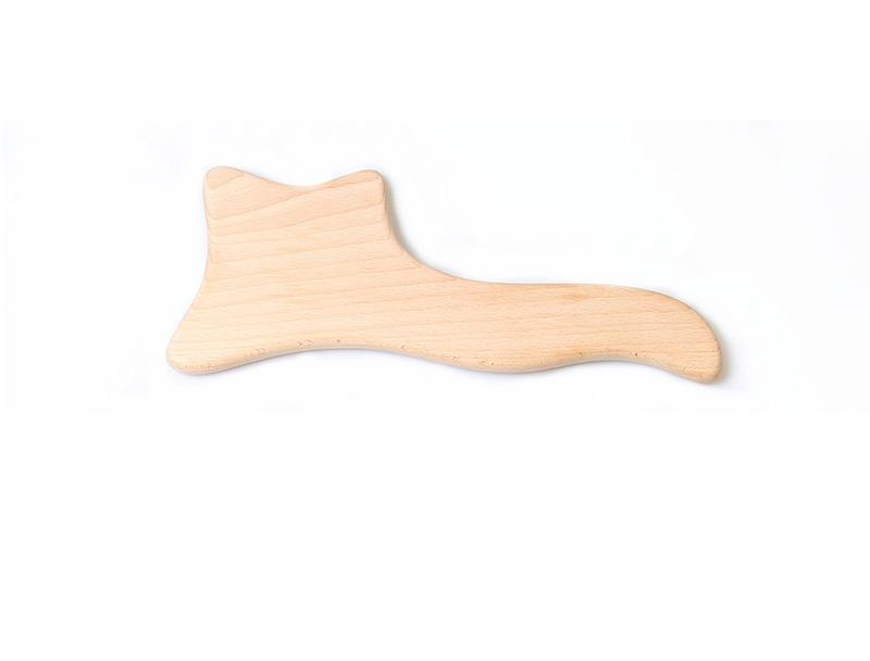 Beech Gua Sha Shaving Board Shaving Back Beauty Rolling Rib Tendon Bar Beauty Stick General Massage Tool for Whole Body