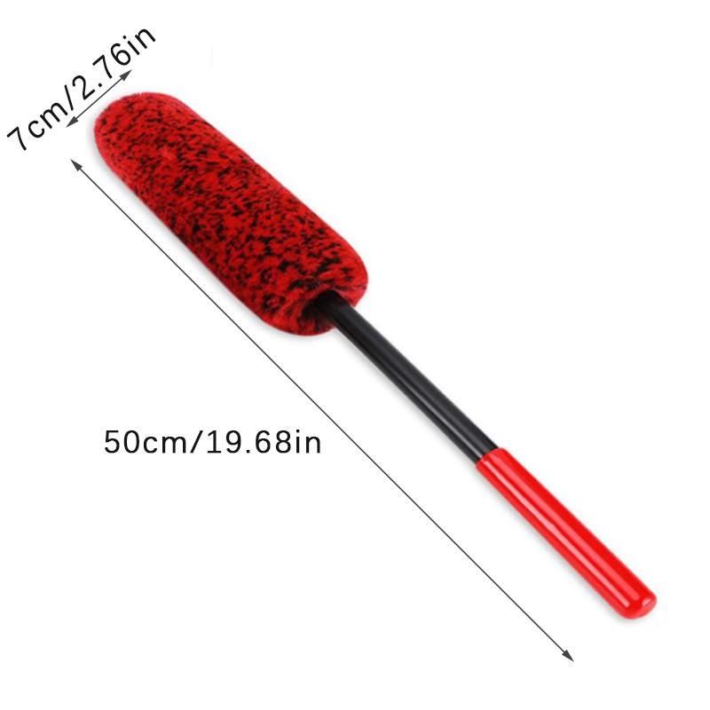 Auto Wheel Detailing Brush Bendable Wheel Woolies Car Cleaning Tools for Car Rim Tire Washing Easily Clean