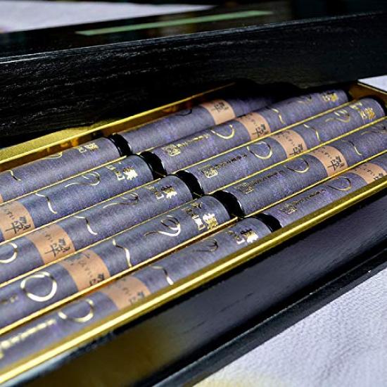 

Okuno Seimeido Ginsen [Reprint Edition] [Kunsui] Short Tubular Box, 10 Sticks, Black Lacquer Box [Gift] [Incense] [Gift Incense] [New Obon Sympathy]