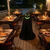 Adjustable Halloween Standing Ghost Decor Glowing Scary Ghost Figure  Porch Yard Decor