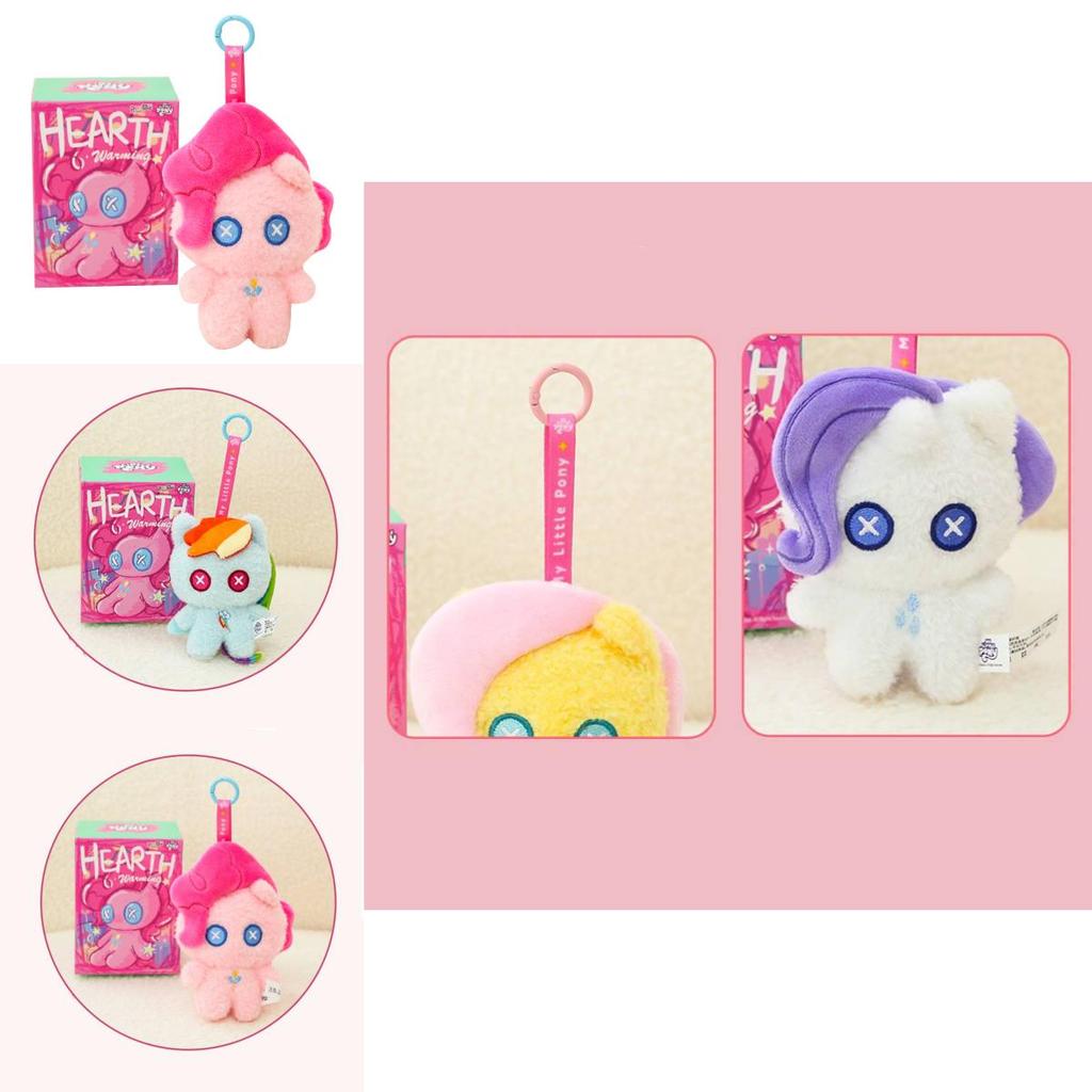 Soft And Adorable Plush Doll Keychain Featuring Unique Colors And Designs