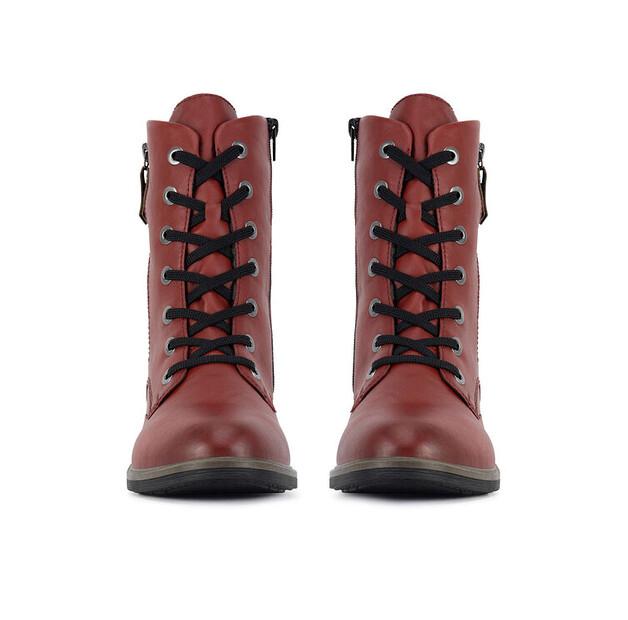 Rieker 72212-35 Red Ankle Boots