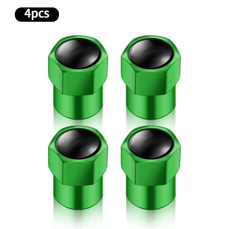 Car Sticker 2025 Hot 4PCS Aluminum Hex Tire Valve Stem Caps For Teslas Model 3 Model S X Y Style Roadster Invader Coil Mod WYE K