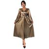 This Is A Sexy and Elegant Dress with Lantern Sleeves and A High Waist That Fits Well