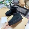 Classic Ultra Mini Platform Women Boots Snow Leather Suede Wool Comfort Winter Boots Woman Fur Slippers Boots for Women