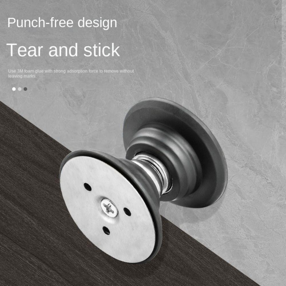 Anti Collision Magnetic Door Stopper Windproof Doorstop Mute Door Suction  Floor