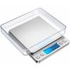 Precision Balance - AIMOONSA - Smart Balance - 500 G/0.01 G - Blue LCD Screen - 4x4 Inch Platform