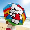 Hello Kitty 8 Ribs 3Fold Black Glue Uv Protection Umbrella Sun Protection Rainproof Compact Folding Umbrella For Travel Daily Use C923552