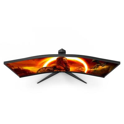 AOC G2 CU34G2XP/BK Monitor - 34 Inches - Black - 3440x1440 - 1ms - VA