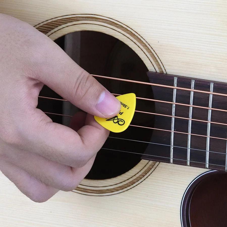 6pcs Matte Guitar Pick with Box Mixed 0.58MM-1.5MM Plastic Guitar Picks for Electric Guitars Bass Ukulele Professional JXB