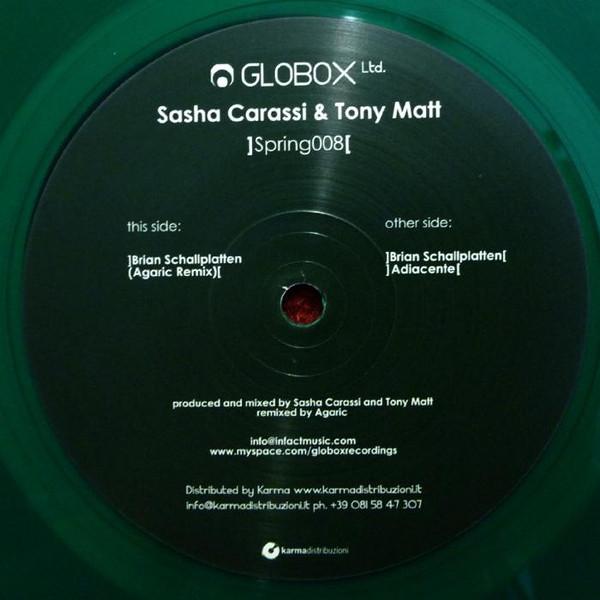 

12inch Record SASHA CARASSI & TONY MATT - Spring008 LIMITED003 Globox Limited 2008 Italy Dance & Electronica Used