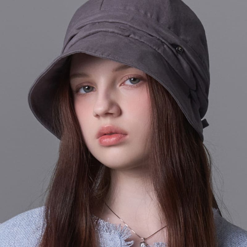 WHITE SANDS Bio Linen Lovely Shirring Hat Toledo (4 Colors)