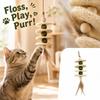 Loofah Door Hanging Toy Hanging Interactive Toy for Indoor Cats and