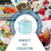 2pc Ice Bucket Silicone Round Cylinder Ice Cube Mold with Lid Ice Maker Summer Homemade DIY Creative Ice Cube Molds Quick Freez