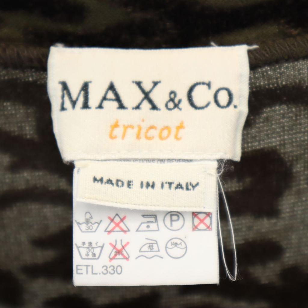 MAX&CO Made In Italy Overall Handle Long Sleeve Cut Mini Dress S Tricot Women Used